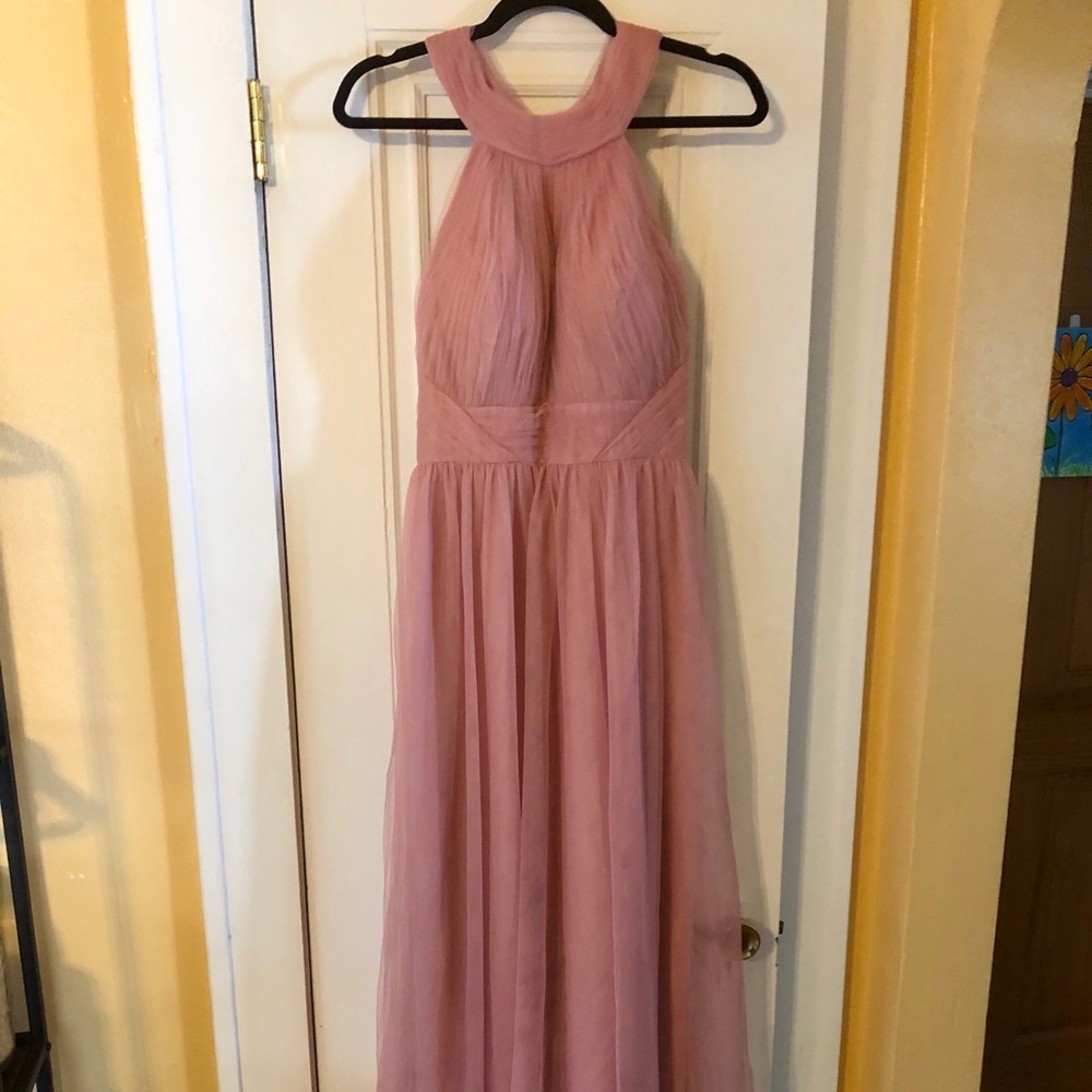 CHRISTINA WU ‘Mauve’ Tulle Bridesmaid Dress Unaltered size 6